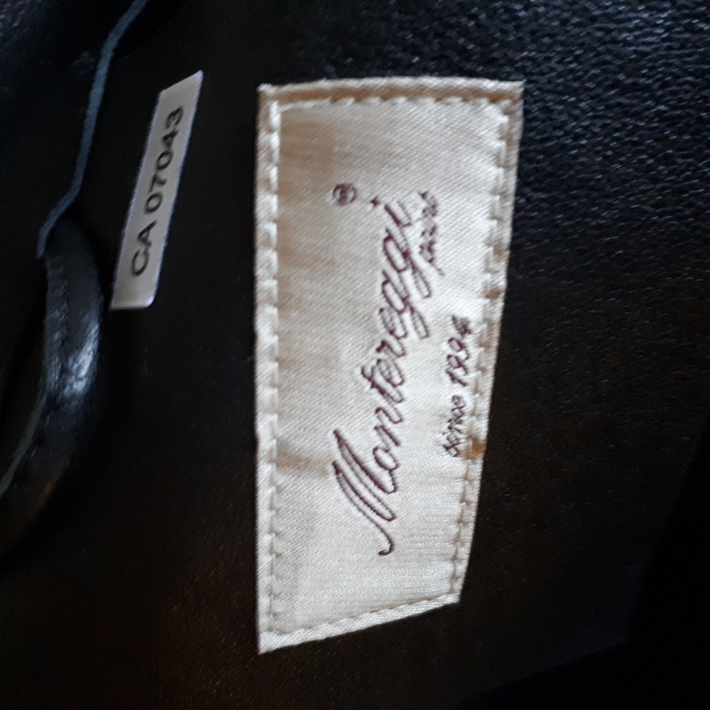 Montereggi black leather jacket - Picture 9 of 10